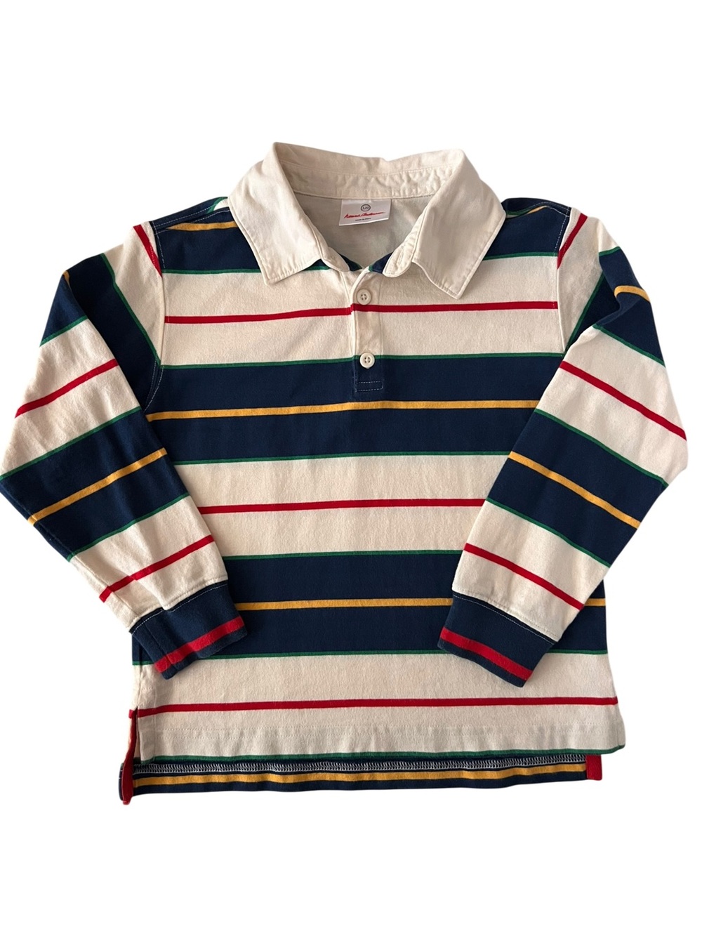 Vintage Hanna Andersson Striped Rugby Polo